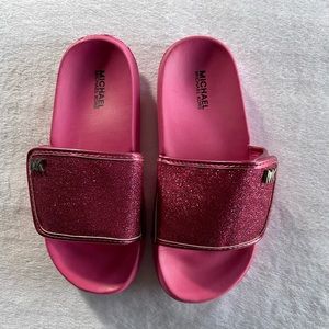 Michael Kors Glitter Pool Sandals